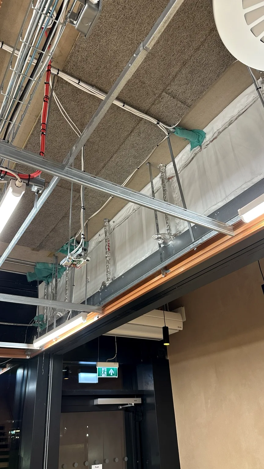 Firefly fire curtain installation